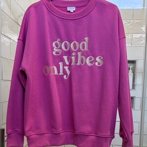Le Lis Vibrant Pink Sweatshirt